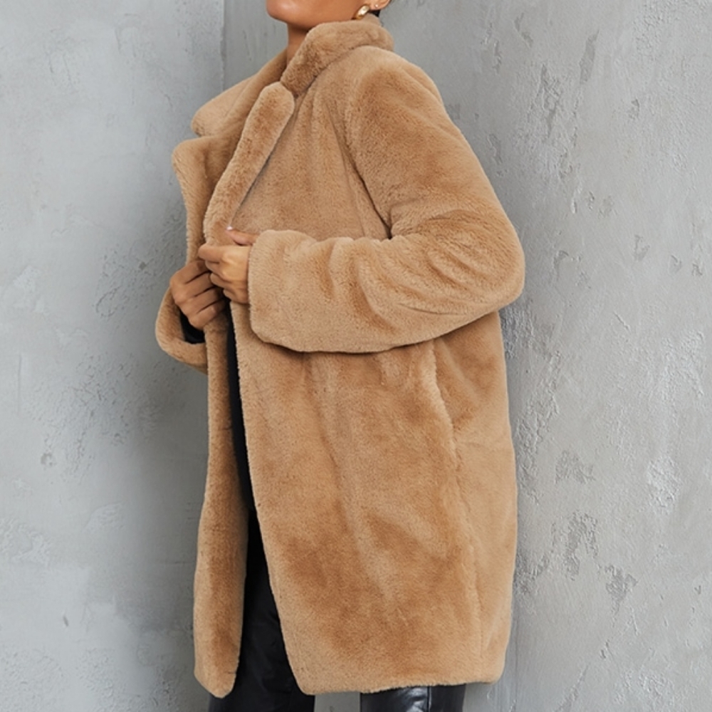 PRETTYLITTLETHING MIDI COLLAR COAT - Picture 3 of 4